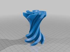 Hyperbolic Vortex Fidget V.2 3D Printer Model