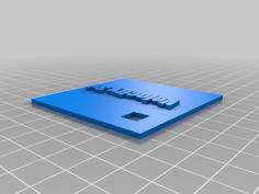 Velocity 3D Keychain 3D Printer Model