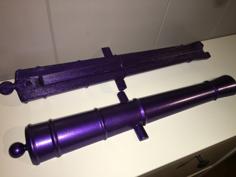 Scale Cannon 3D Printer Model