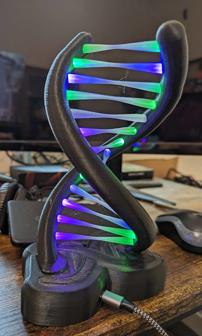 RGB Double Helix Lamp – Remix 3D Printer Model