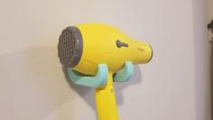 Hair Dryer Holder 3D Printer Model