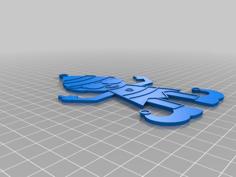 Naughty Elf Hanging Decoration 3D Printer Model