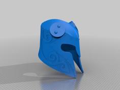 Skyrims Yngol Helmet(cut Horns) 3D Printer Model