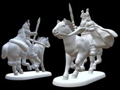 Odin On Sleipnir (18mm Scale) 3D Printer Model