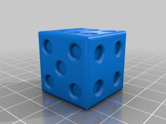 Solid Dice 3D Printer Model