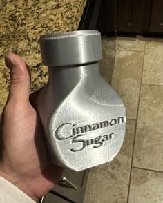 Cinnamon Sugar Shaker 3D Printer Model