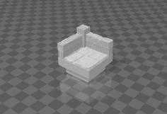 Basic Dwarven Mines Low Corner (Dungeon Blocks Compatible) 3D Printer Model