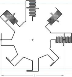 Vernier Scale, Skew Calibration Pattern 3D Printer Model