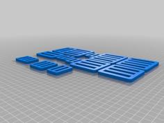 Buckle Slider Set 3D Printer Model