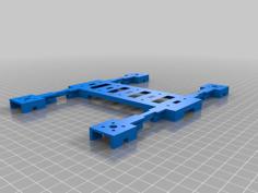 BlueDog V4: Unibody Quadcopter 3D Printer Model