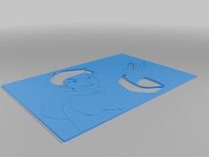 Lois Lane Stencil 2 3D Printer Model