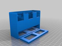 2 Rocker Switch Switch Mount 3D Printer Model