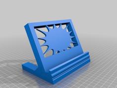 Starburst Tablet Stand 2 3D Printer Model