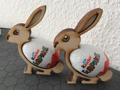 Laser Cut Easter Bunnies – Kinder Egg