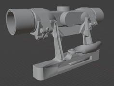 ZF4 (Zielfernrohr 4) Scope + Scopemount One Block Model For Gewehr 43/ Karabiner 43 (V1)) 3D Printer Model