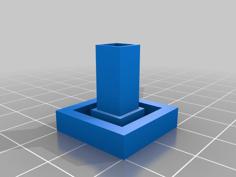 Minecraft Armor Stand (with Helmet Holder And Baseplate) 3D Printer Model