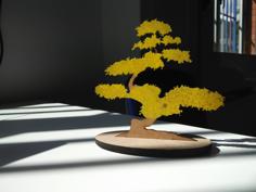 Decorative Bonsai In Laser Cut