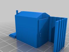 Vault Toilet “park Style” (Ho Scale 1:87) 3D Printer Model