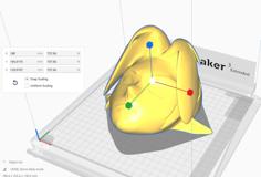 Fierce Deity Mask 3D Printer Model