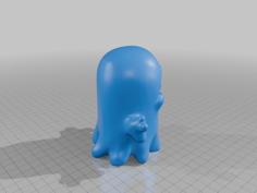 Cheerful Ghost Figurine For Halloween Table Display MineeForm FDM 3D Print STL File 3D Printer Model