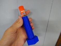 Screw Glue Container With Screwable Lid 3D Printer Model