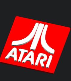 Atari_Logo And Stencil Corrected (Grrrrr) 3D Printer Model