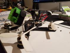 Kim 210 Quadcopter V2 Camera Mount And Gopro Mount 3D Printer Model