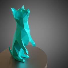 Chihuahua Standing 3D Printer Model