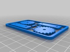 Fidget Gears Kit Card 3D Printer Model