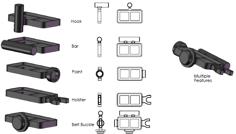 Lego Minifig Belt 3D Printer Model