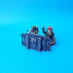 Space Dwarfs KT Barricade 3D Printer Model