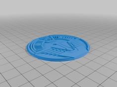 Stargate SG1 Logo Emblem 3D Printer Model