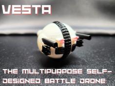 Vesta – The Multipurpose Battle Alien Drone 3D Printer Model