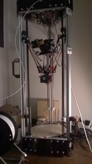 Mini Delta Kossel With Igus Stuff And Fly Extruder 3D Printer Model