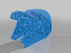 Millenium Falcon Stand 3D Printer Model