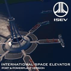 International Space EleVator (ISEV) Extended 3D Printer Model