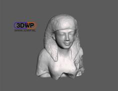 Egyptian Plaster Bust 3D Scan 3D Printer Model