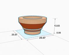 Smartphone 0.67× Wide Lens (Designer’s Placeholder) 3D Printer Model