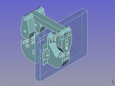 Y-axis Belt Tensioner (Prusa I3 Hesine) 3D Printer Model