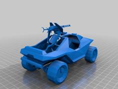 Halo-warthog 3D Printer Model