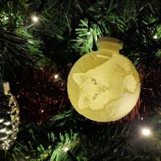 Lithophane Ornament Cap 3D Printer Model