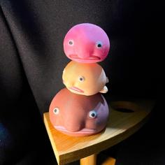 Cute Blobfish 3D Printer Model