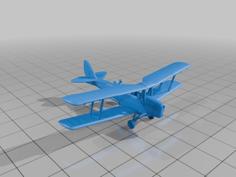 Tiger Moth DH82 (1/144) + Woggle! 3D Printer Model