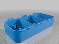 Remixed Beyblade X 3 Bey Storage Box 3D Printer Model