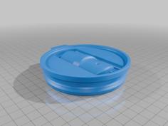 Parametric Lid For Coffe Cup With TPU O-Ring 3D Printer Model