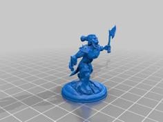 Orc With Axes By Mehdals 3D Printer Model