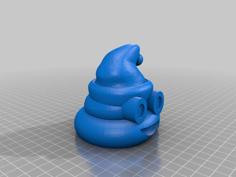 Poop Emoji Christmas 3D Printer Model