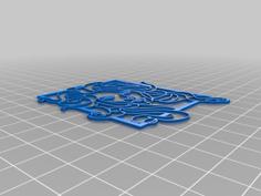 Medusa Wall Art Poster 3D Printer Model