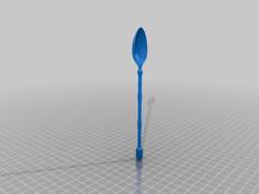 Comically Large Spoon For MG Barbatos 3D Printer Model