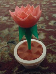 Flower In Pot 3D Printer Model